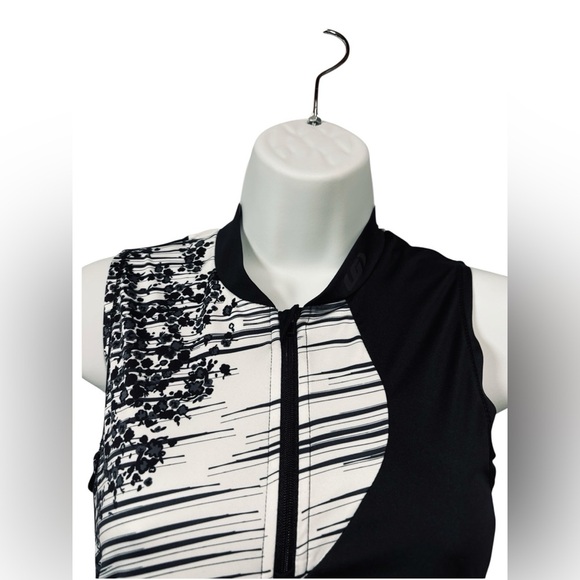 Louis Garneau, Sleeveless Cycling Jersey, Small, Black & White 🚲 - Picture 3 of 10
